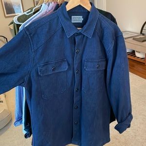 Taylor Stitch Blue Denim Military Jacket